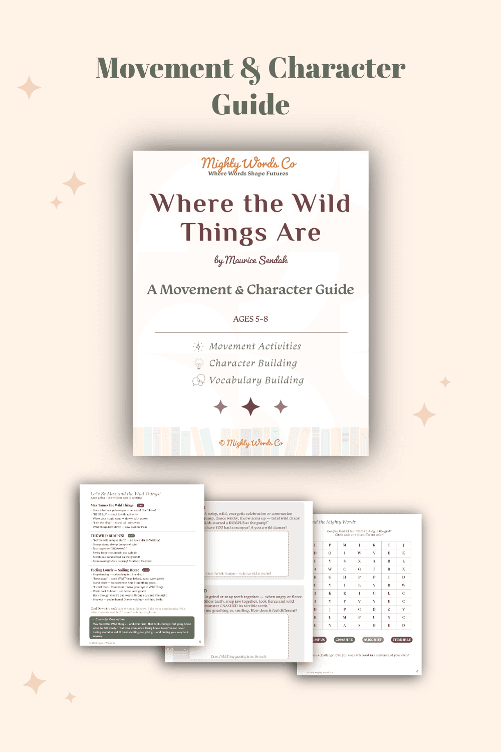 Where the Wild Things Are — Movement & Character Guide