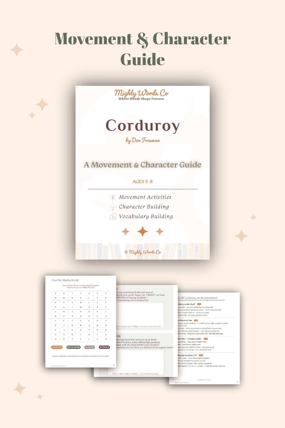 Corduroy — Movement & Character Guide