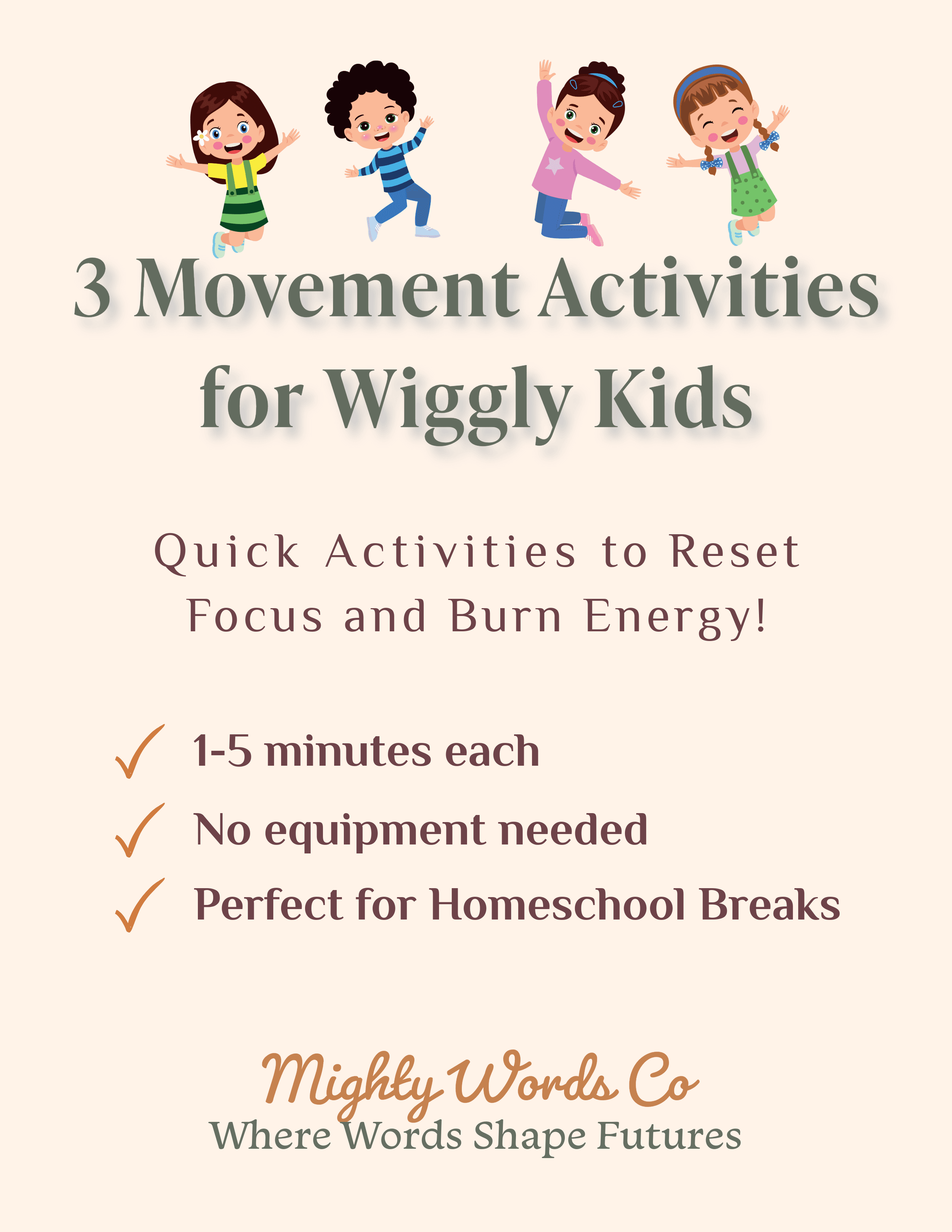 3 Movement Activities for Wiggly Kids